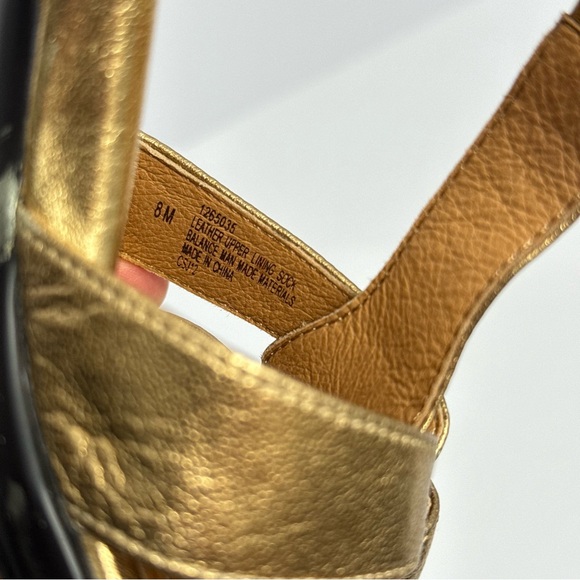 Sofft Leather Gold Metallic Comfort High Heels M Slingback Sandals 8M Dress Shoe - Picture 13 of 13